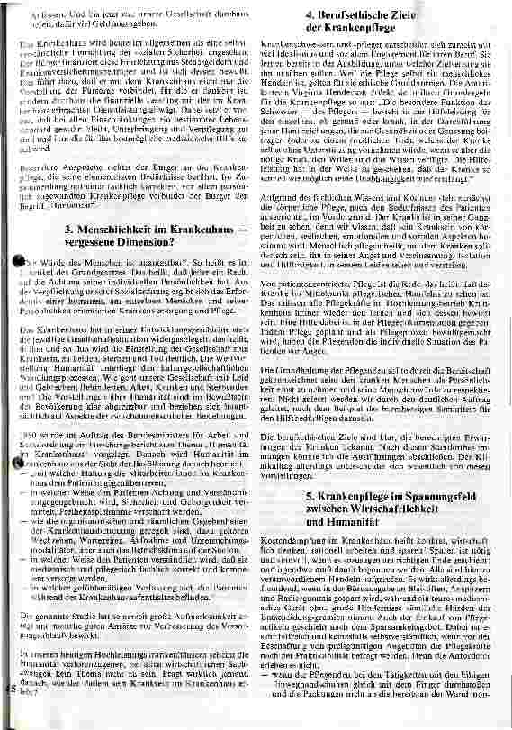 Vorschauseite 2: Kostendämpfung - auf Kosten der Krankenpflege?
