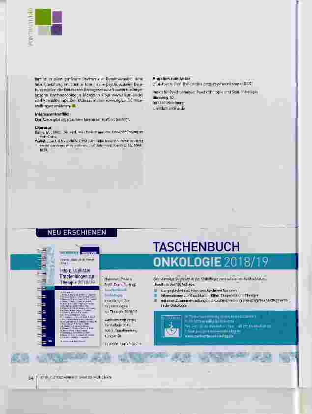 Vorschauseite 5: Krebs und Sexualität
