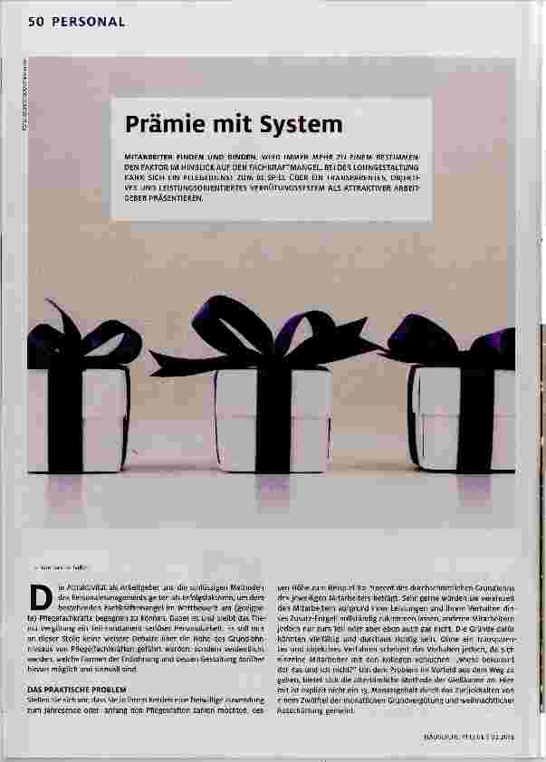 Vorschauseite 1: Prämie mit System