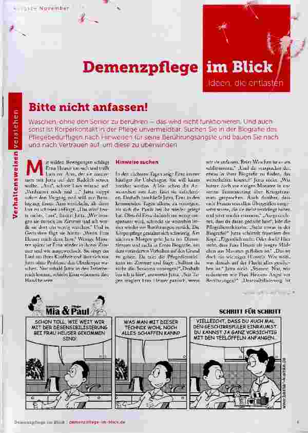 Vorschauseite 1: Bitte nicht anfassen!