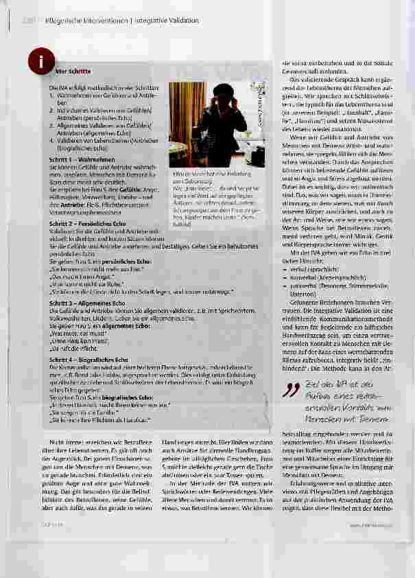 Vorschauseite 3: Die Integrative Validation nach Richard®
