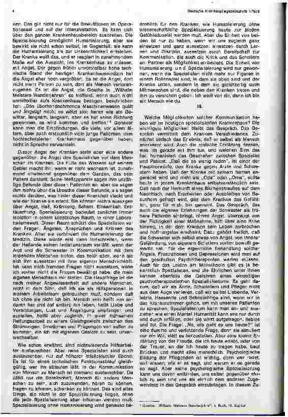 Vorschauseite 3: Spezialisierung und Humanisierung