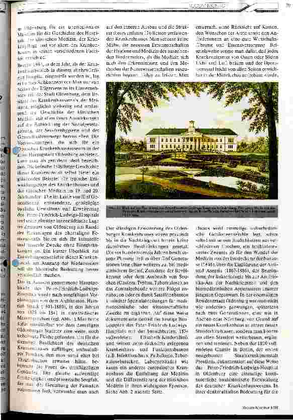 Vorschauseite 2: Ein Zentralmuseum für die Hospitalund Krankenhausgeschichte in Oldenburg
