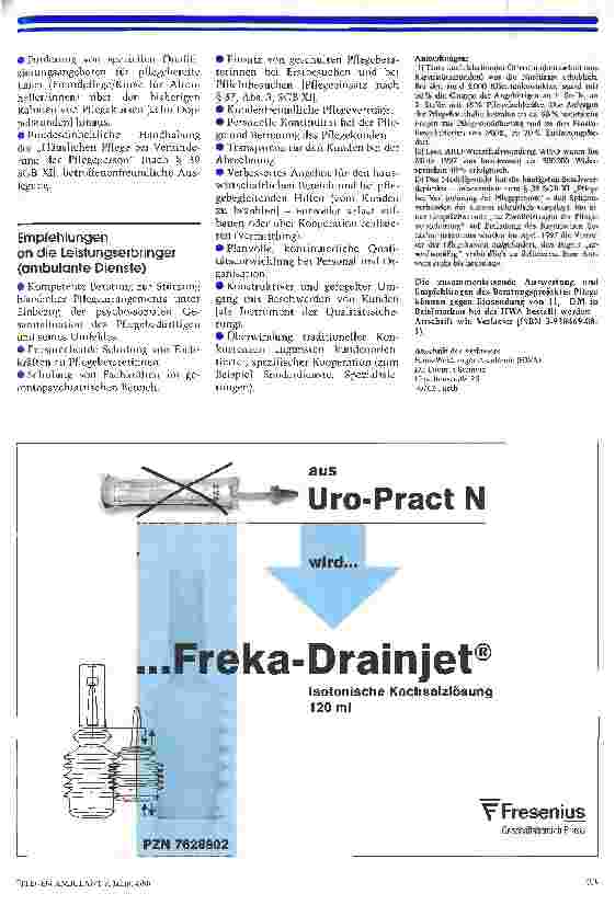 Vorschauseite 4: Der schwache Kunde Marktöffnung im Bereich Pflege verlangt aktiven Verbraucherschutz