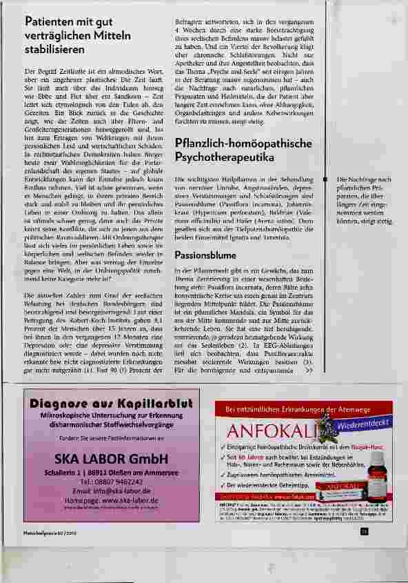 Vorschauseite 2: Die heimatlose Seele Natürliche Unterstützung bei nervöser Unruhe, Angstund Schlafstörungen