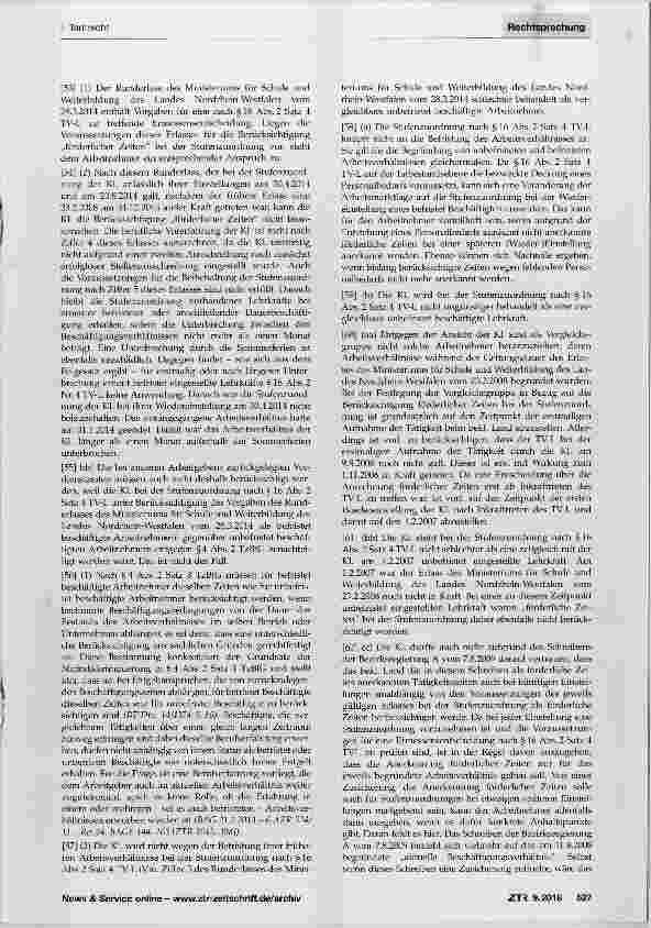 Vorschauseite 5: Befristung Zustimmung des Personalrats Berücksichtigung förderlicher Zeiten bei der StufenzuordnungLPVG §66 Abs. 1 und Abs. 2, §72 Abs. 1 Satz 1 Nr. 1; TV-L§16Abs.2