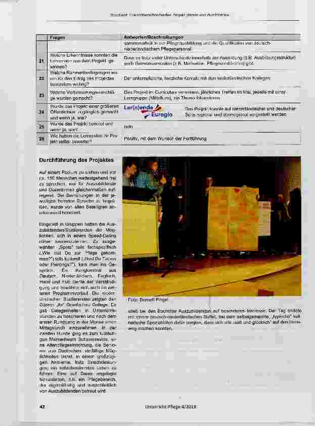 Vorschauseite 3: Pflege grenzenlos grenzüberschreitendes Projekt planen und durchführen
