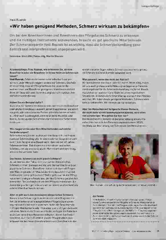 Vorschauseite 4: Gemeinsam gegen den Schmerz