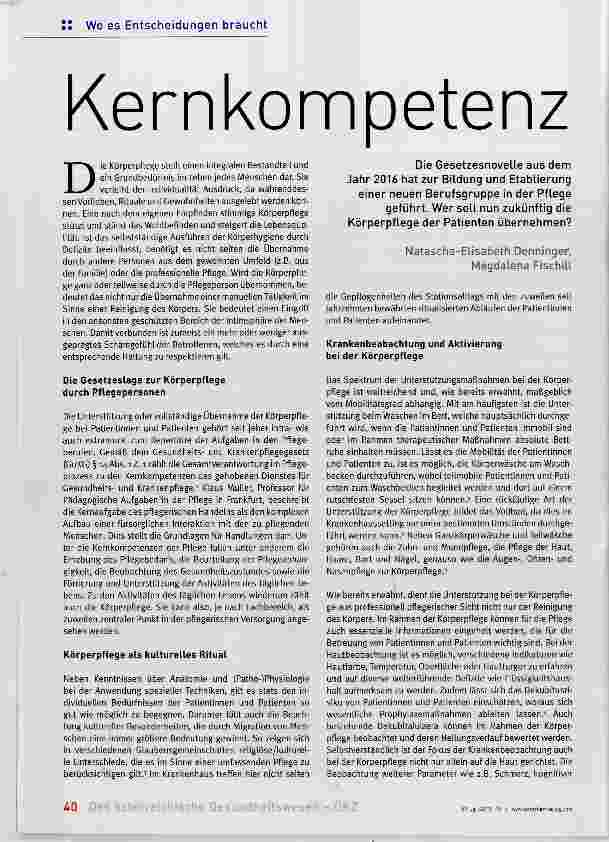 Vorschauseite 1: Kernkompetenz
