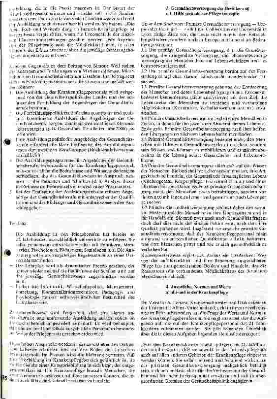 Vorschauseite 2: Wandel im Gesundheitswesen und in der Krankenpflegeausbildung im 21. Jahrhundert