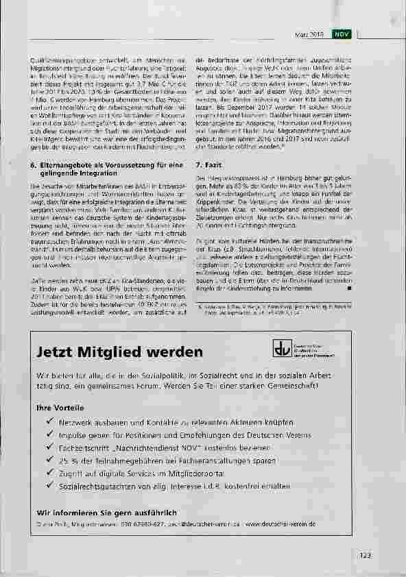 Vorschauseite 5: Hamburg: Auf dem Weg zur Integration geflüchteter Kinder in die Kindertagesbetreuung