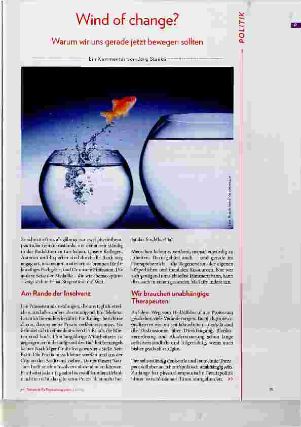 Vorschauseite 1: Wind of change?