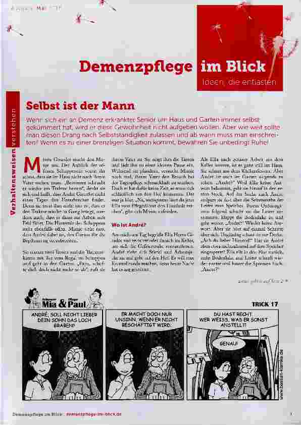 Vorschauseite 1: Selbst ist der Mann