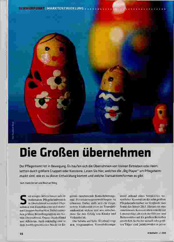 Vorschauseite 1: Die Großen übernehmen