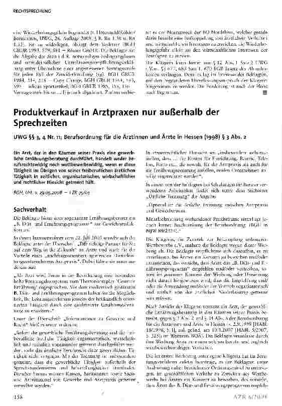 Vorschauseite 4: Kooperation zwischen Ärzten und Versandapotheke