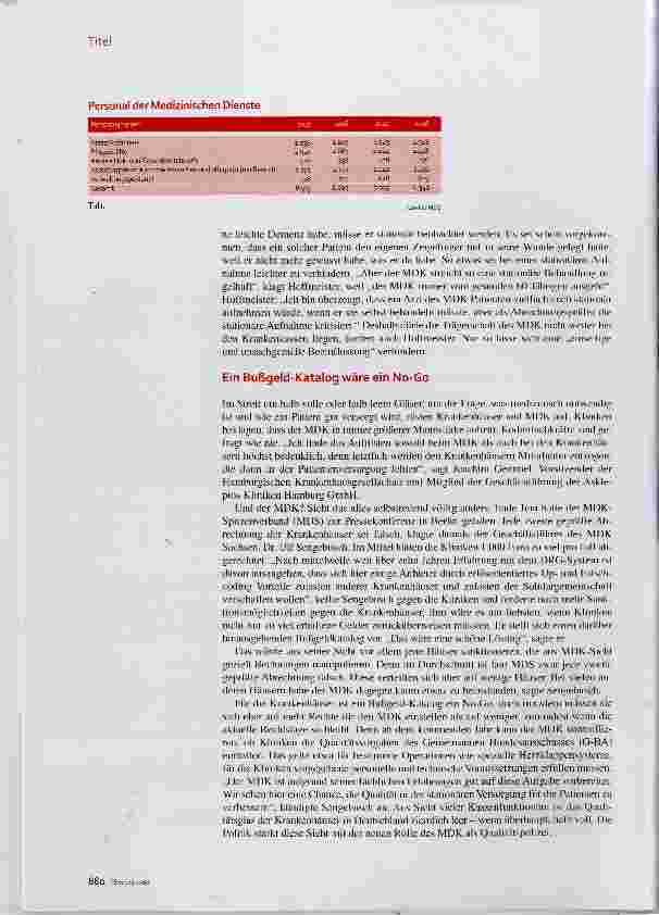 Vorschauseite 4: Medizin nach dem Gusto der Kassen?