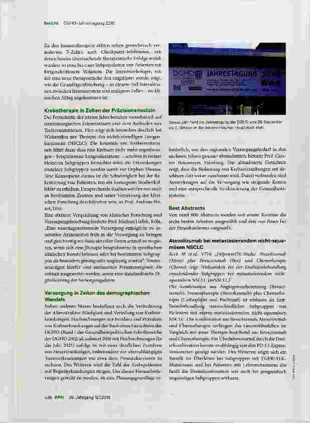 Vorschauseite 2: Von der Forschung zur Versorgung