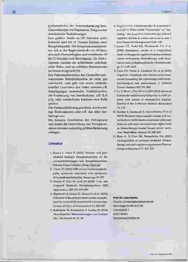 Vorschauseite 3: Medikamentös-toxische Enzephalopathien