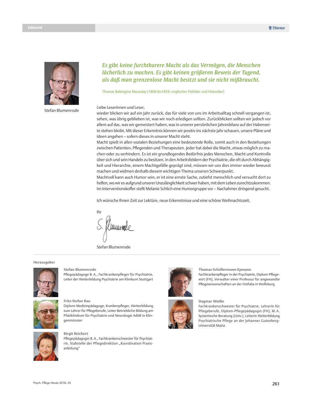 Vorschauseite 1: Editorial
