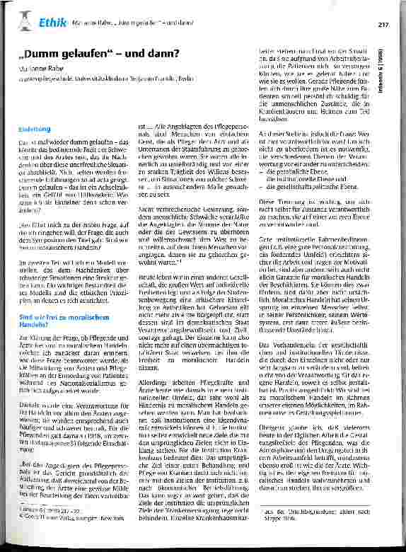 Vorschauseite 1: Dumm gelaufen - und dann?