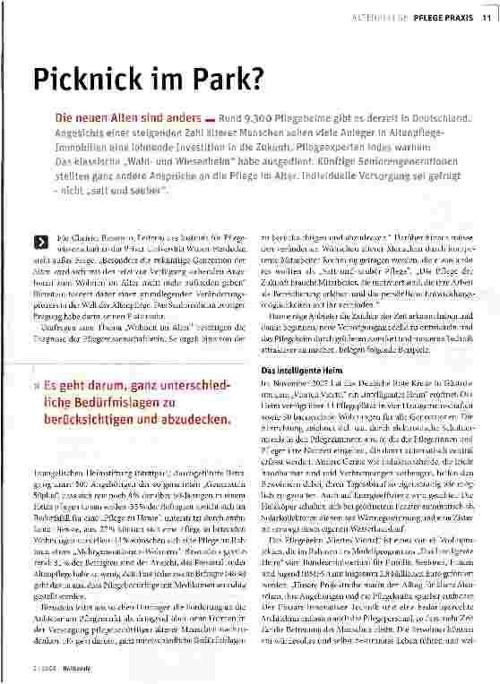 Vorschauseite 1: Picknick im Park?