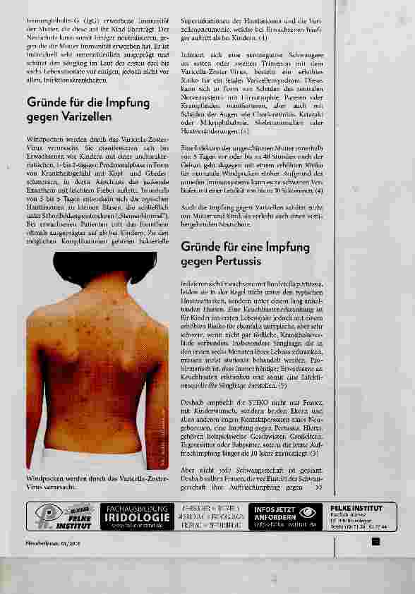 Vorschauseite 3: Impfen vor und während der Schwangerschaft