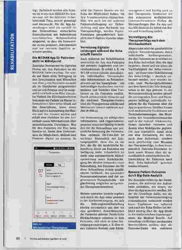 Vorschauseite 3: Nicht nur der Therapieplan kommt per W-LAN