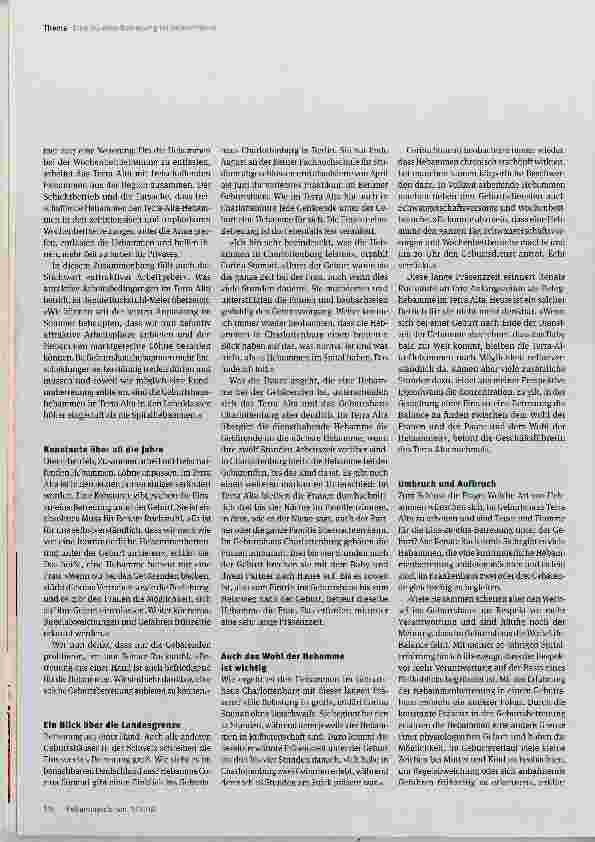 Vorschauseite 4: Die kontinuierliche Eins-zu-eins-Betreuung hat ihren Preis auch in der Stillzeit