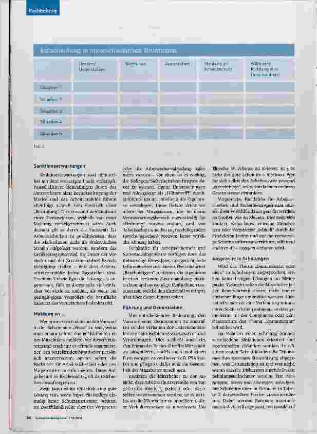 Vorschauseite 3: Denunziation oder nicht?