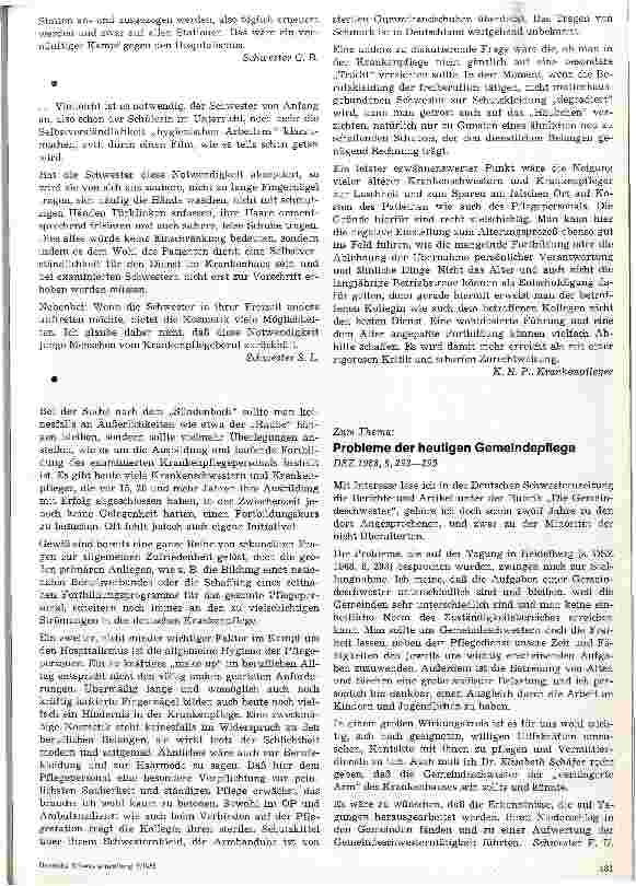Vorschauseite 2: Zum Thema: In den Niederlanden: Angriff aufs Häubchen (DSZ 1968 7, 374)