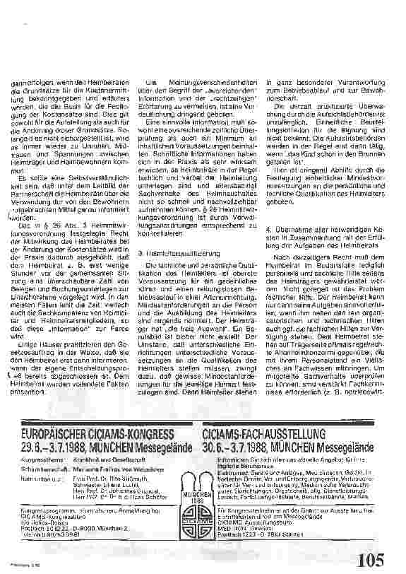 Vorschauseite 3: Was bringt die Novelle zum Heimgesetz?