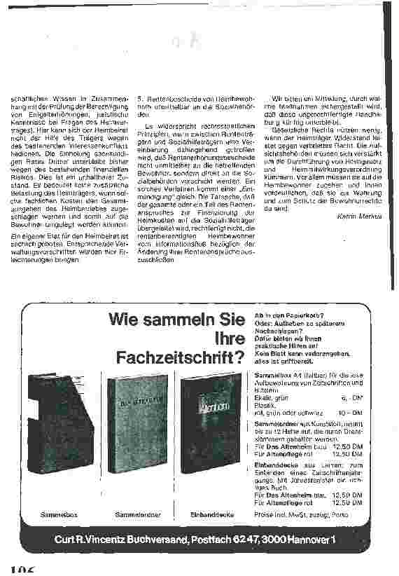 Vorschauseite 4: Was bringt die Novelle zum Heimgesetz?