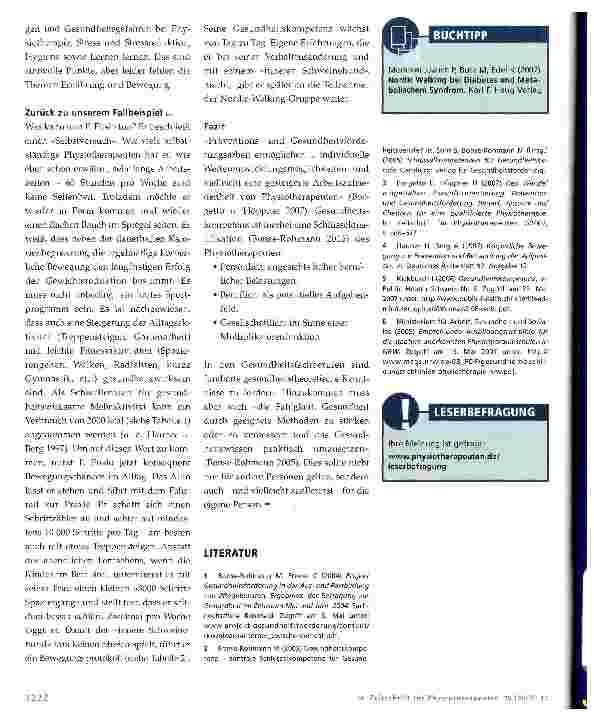 Vorschauseite 3: Wie fit müssen wir Therapeuten sein?