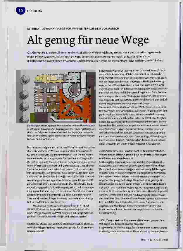 Vorschauseite 1: Alt genug für neue Wege