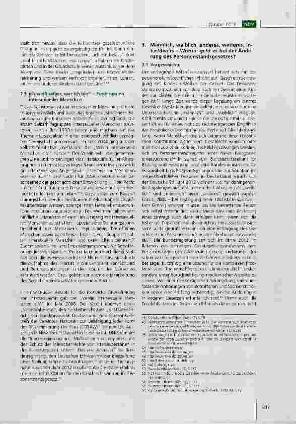 Vorschauseite 5: Geschlecht „divers die Dritte Option in der Geschlechtsangabe