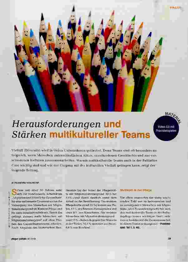 Vorschauseite 1: Herausforderungen und Stärken multikultureller Teams