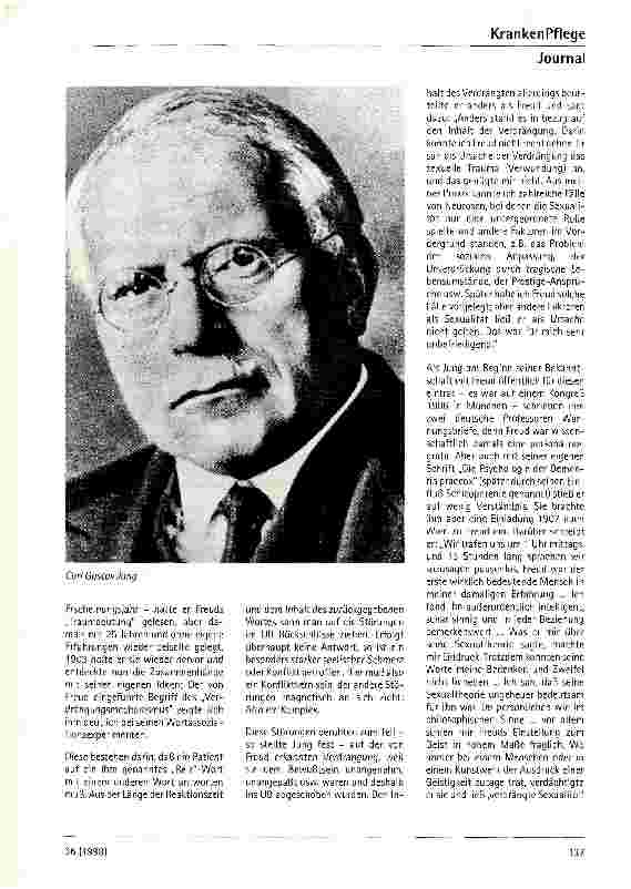Vorschauseite 2: Carl Gustav Jung (1875-1961) Psychologen, die Schule machten (II)
