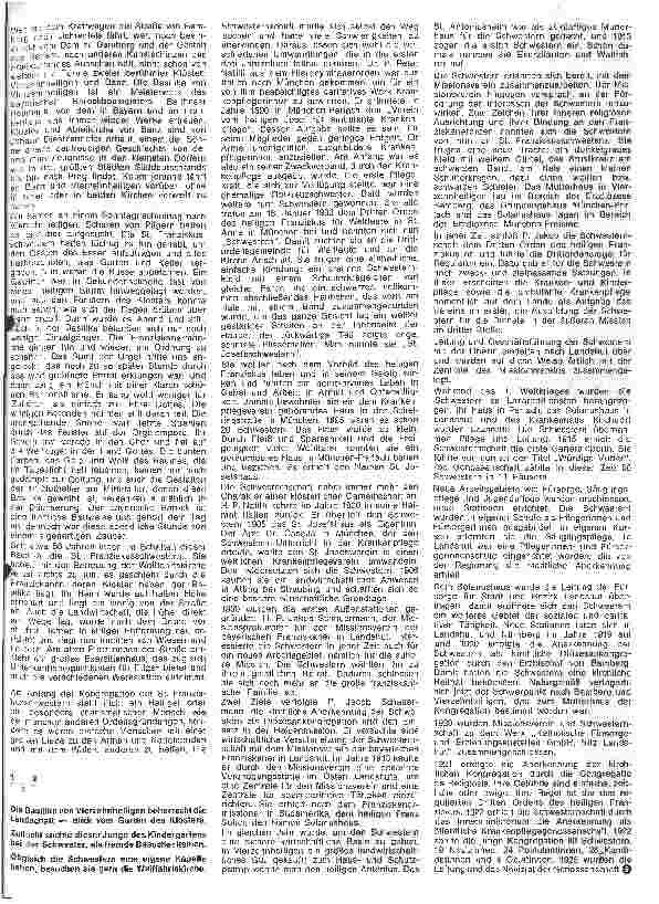 Vorschauseite 2: Die St. Franziskusschwestern Vierzehnheiligen