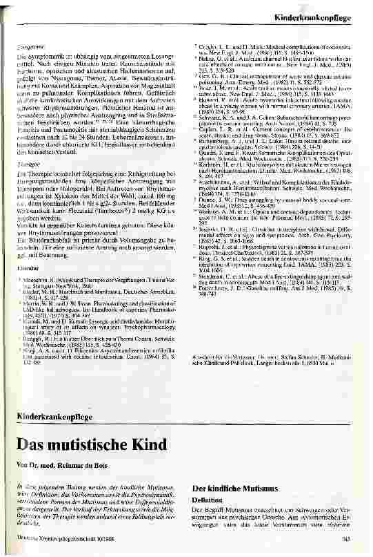 Vorschauseite 1: Das mutistische Kind
