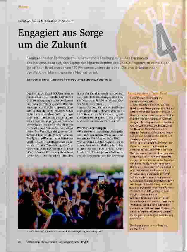 Vorschauseite 1: Engagiert aus Sorge um die Zukunft