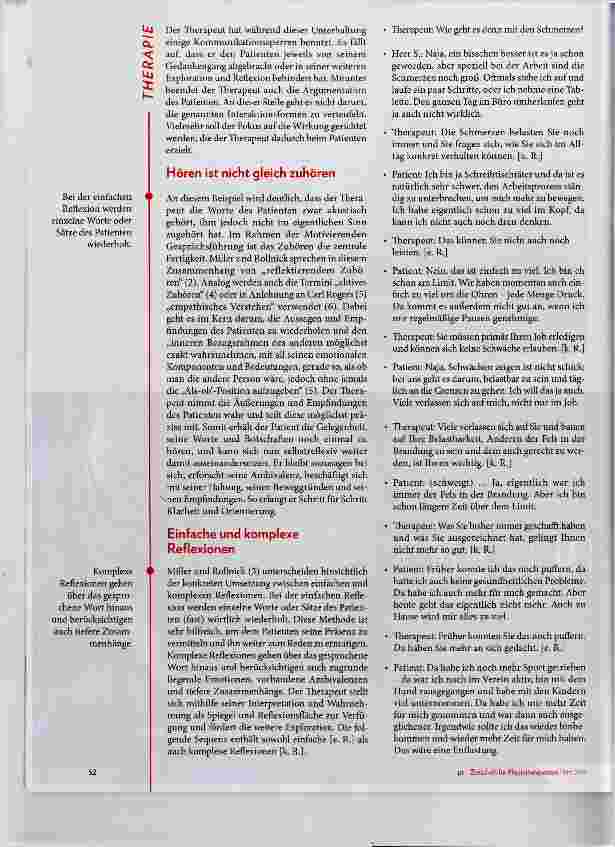 Vorschauseite 4: Motivierende Gesprächsführung in der Physiotherapie