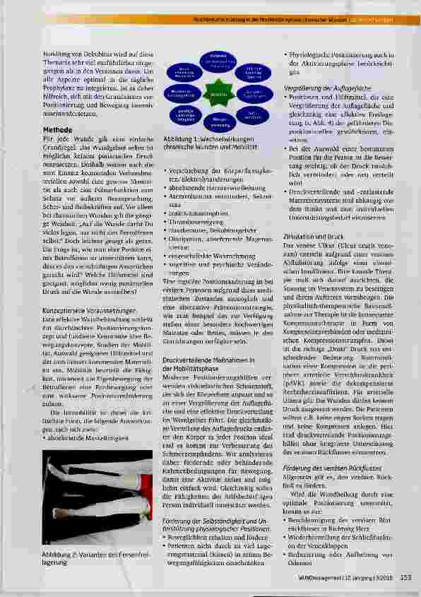 Vorschauseite 2: Positionsunterstützung in der Mobilisationsphase chronischer Wunden