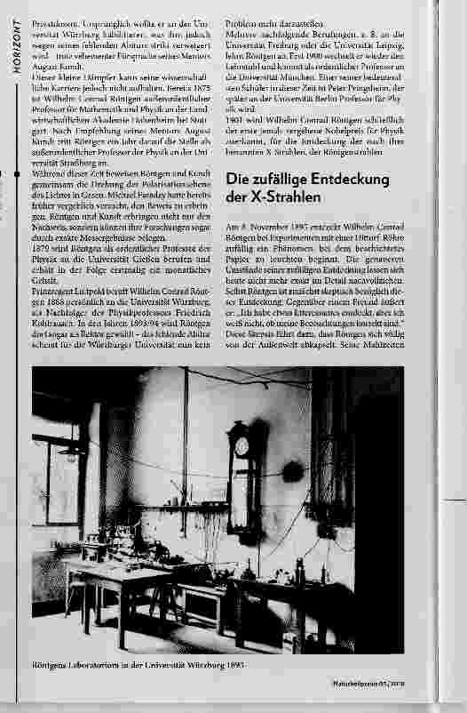 Vorschauseite 2: Wilhelm Conrad Röntgen
