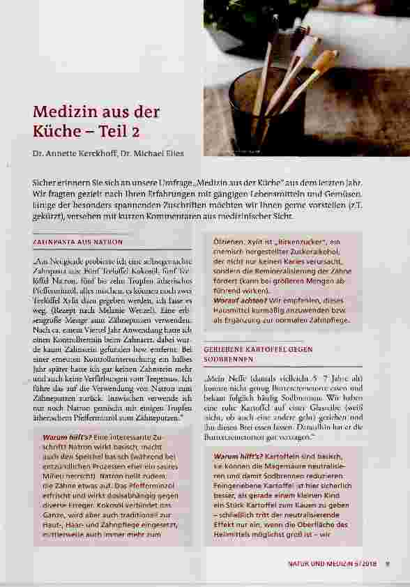 Vorschauseite 1: Medizin aus der Küche - Teil 2