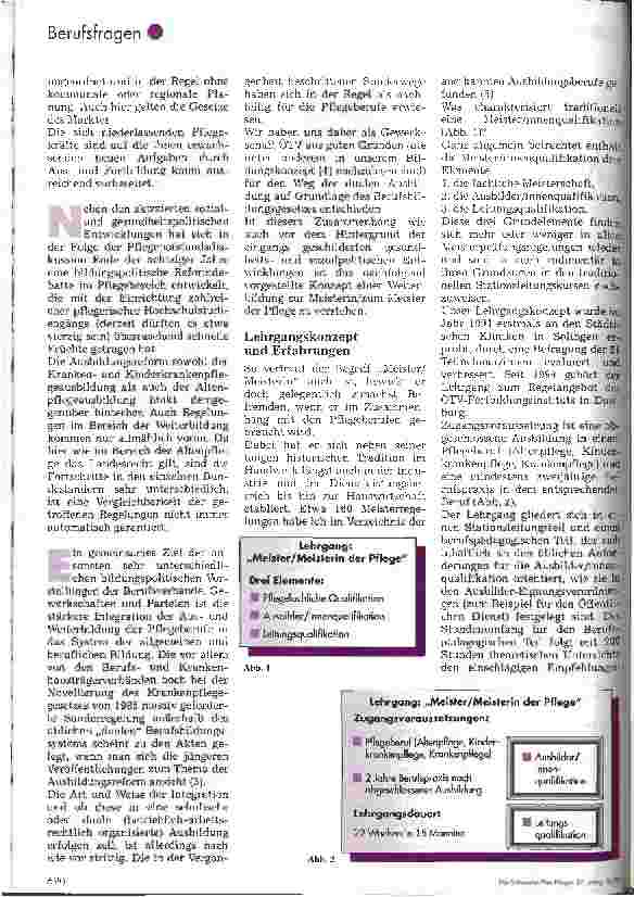 Vorschauseite 2: Weiterbildung zur Meisterin/zum Meister der Pflege
