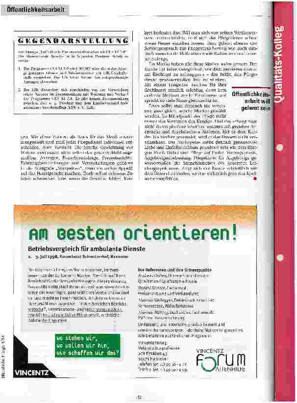 Vorschauseite 4: Zwischen Herz und Kommerz Öffentlichkeitsarbeit als Mittel der Kommunikation