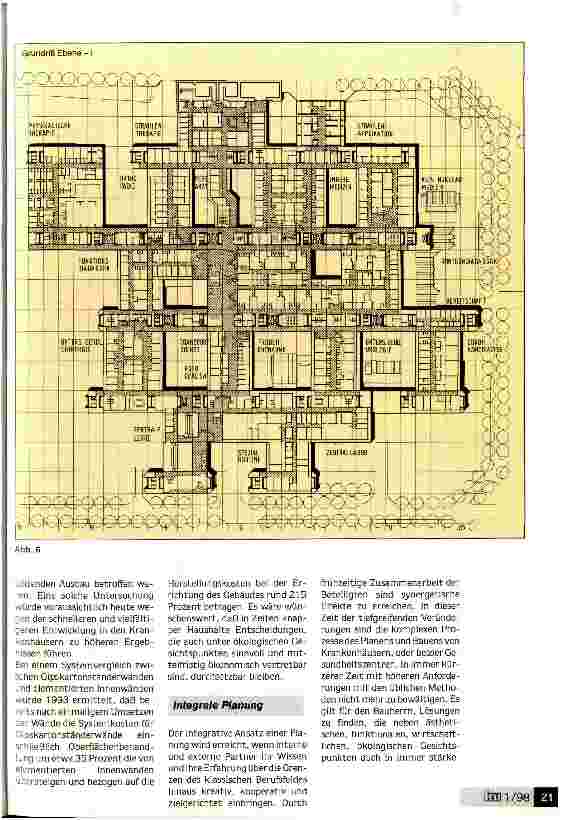 Vorschauseite 5: Ein intelligent geplantes Haus kann sich neuen Erfordernissen anpassen Auswirkungen medizinisch-technischer Entwicklungen auf die KH-Planung