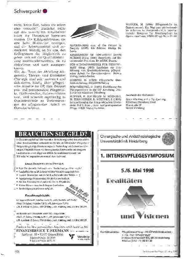 Vorschauseite 4: Qualitätssicherung im Arbeitsalltag der Operationsabteilung