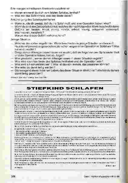 Vorschauseite 2: Vorbereitung Jugendlicher auf Operationen