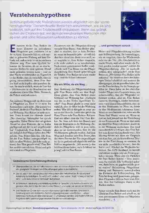 Vorschauseite 1: Verstehenshypothese